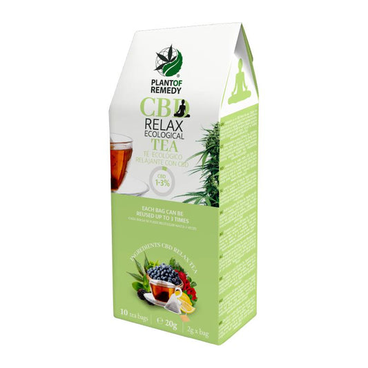 PLANT OF REMEDY Relax Ecological CBD Tea