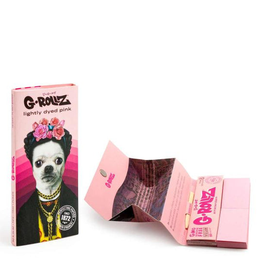 G-ROLLZ 'Art' Pink Kingsize Roll Kit