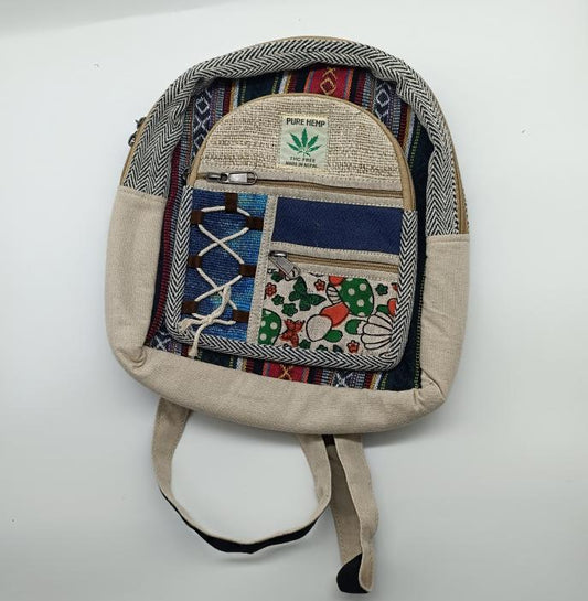PURE HEMP Mini Backpacks - Mushroom Corset