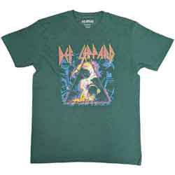 DEF LEPPARD Hysteria Green Tee