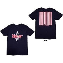 SLIPKNOT Navy Barcode Tee