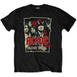 ACDC Highway To Hell Sketch Tee
