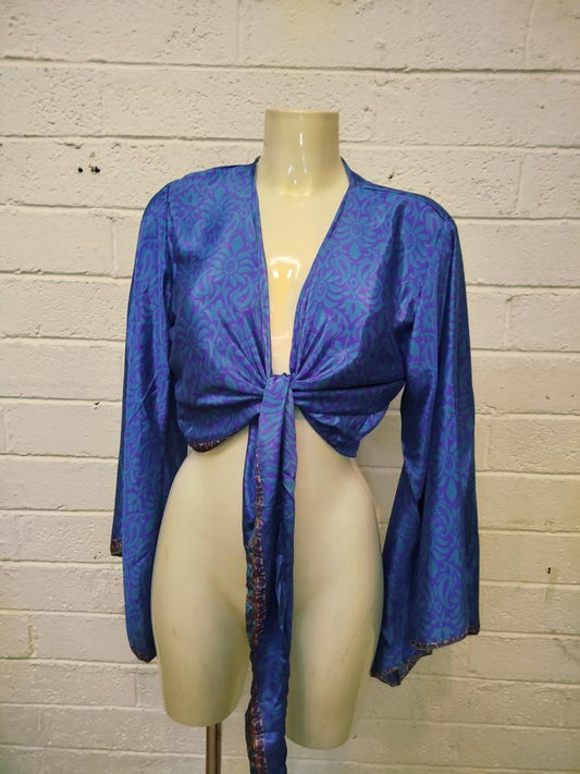 Sari Wrap - Blue