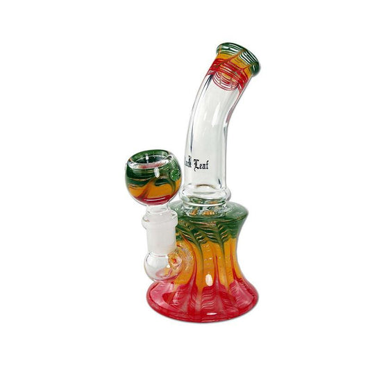 BLACK LEAF Mini Bubbler Glass Water Pipes