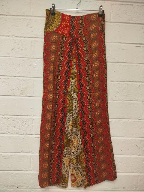 Double Layer Pants Red Mandala