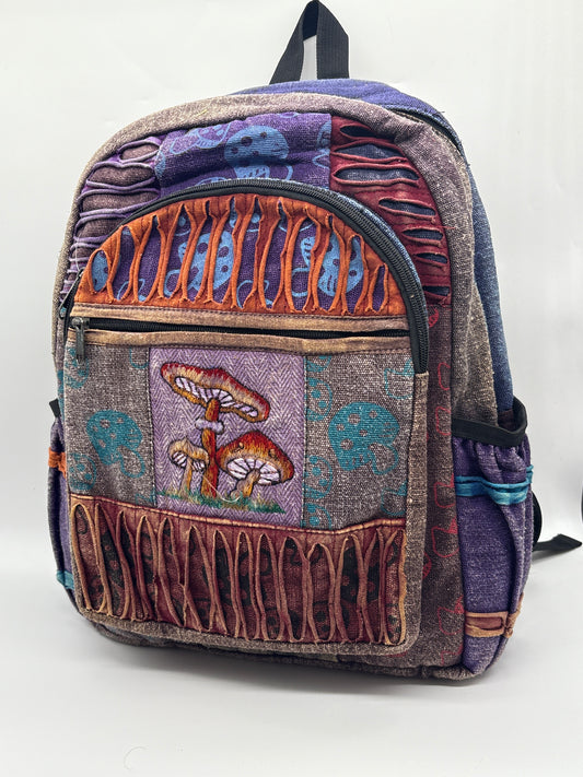 PURE HEMP Patchwork Mushroom