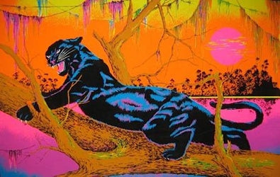 JUNGLE CAT UV Poster