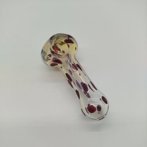 Red Dots Glass Pipe