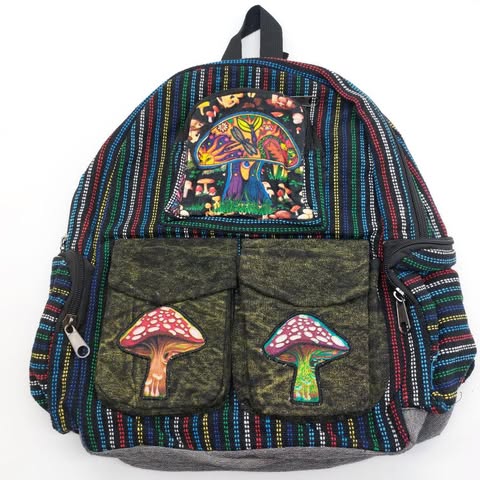 Mushroom Pockets Backpacks