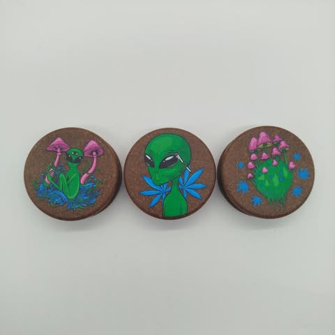 Alien 2-part Hemp Grinders