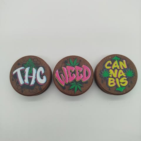Slogan 2-part Hemp Grinders