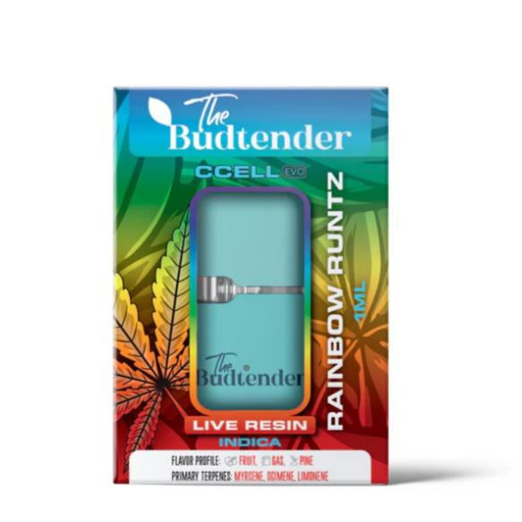 The Budtender 1ml Vape - Rainbow Runtz