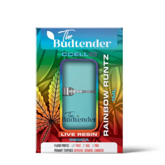 The Budtender 1ml Vape - Rainbow Runtz