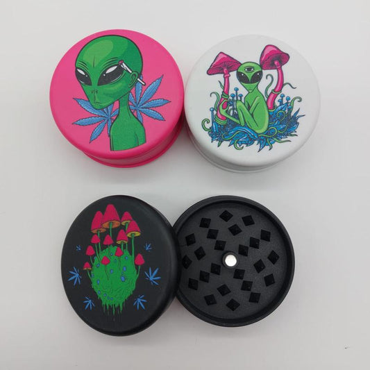 Opaque Alien 2-Part Acrylic Grinders