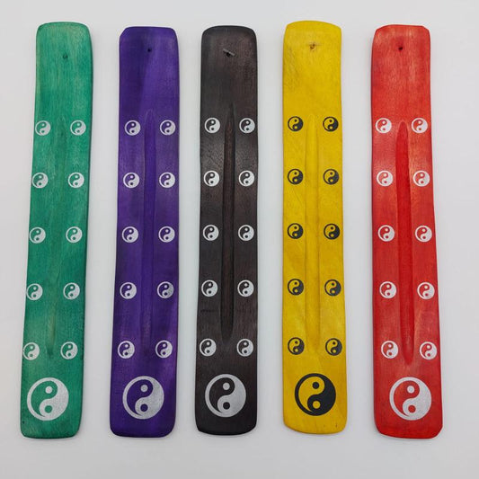 Yin & Yang Wooden Incense Trays