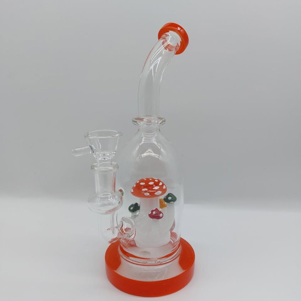 Mini tubo de água de folha branca