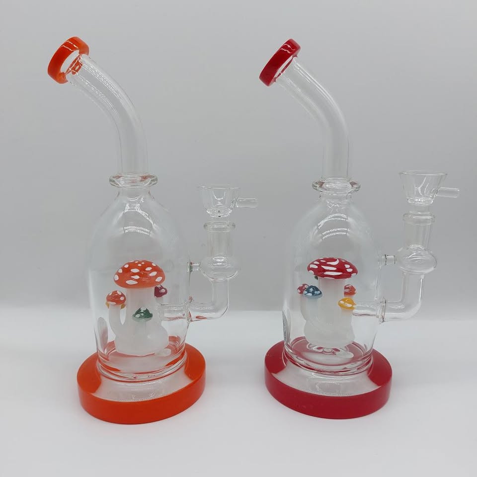 Mini tubo de água de folha branca