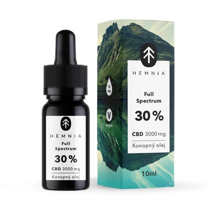 Hemnia Full Spectrum CBD Hemp oil 30%, 3000 mg, 10 ml
