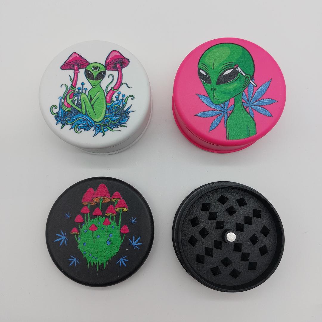 Neon Alien 2-Part Acrylic Grinders