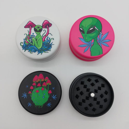 Neon Alien 2-Part Acrylic Grinders