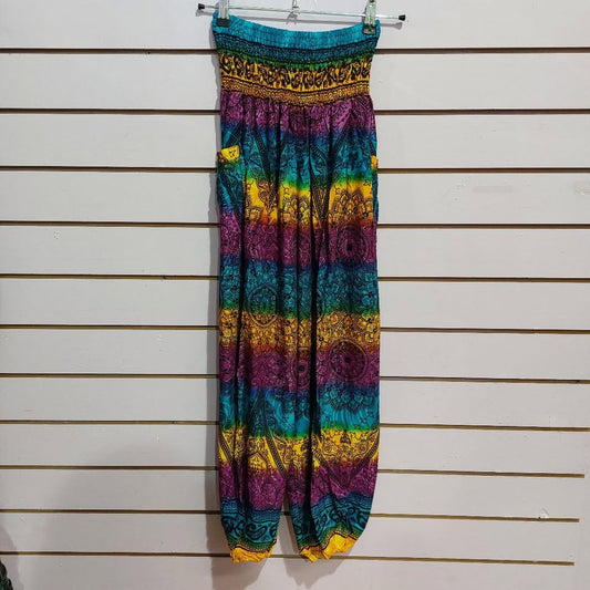 Triple Colour Mandala Trousers TH076N