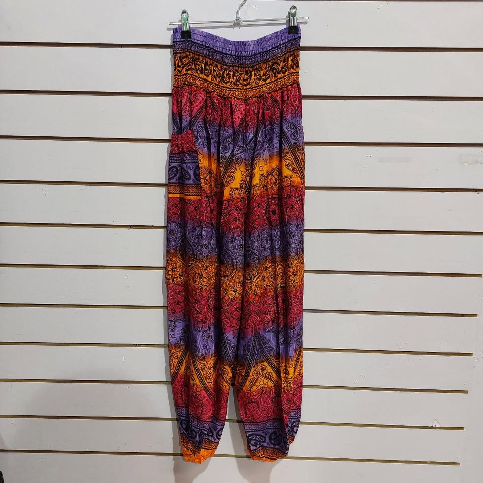 Triple Colour Mandala Trousers TH076N
