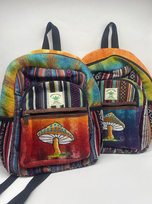 PURE HEMP Mushroom Small BackPack