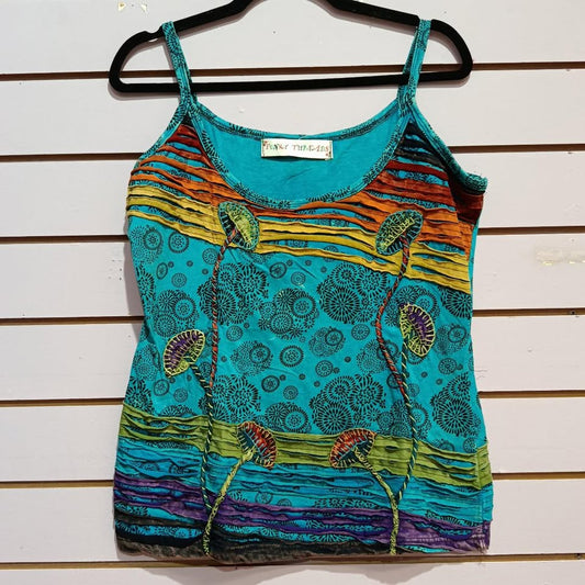Mushroom Tank Top Blue