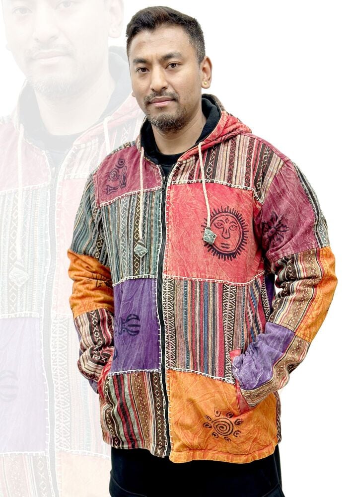 Patchwork Symbol Jacket