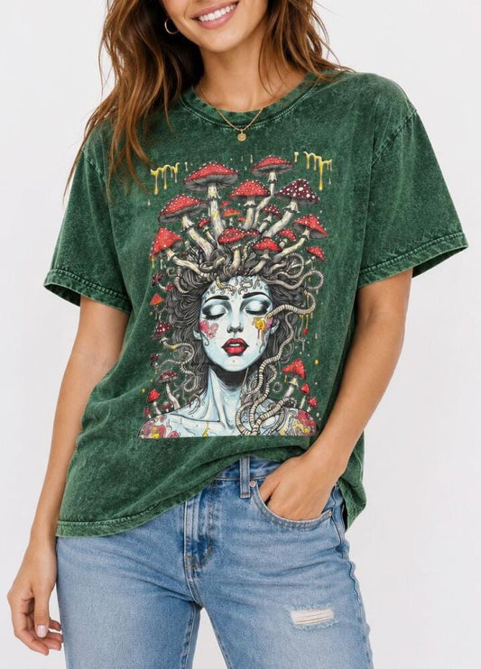 Mushroom Medusa Tees