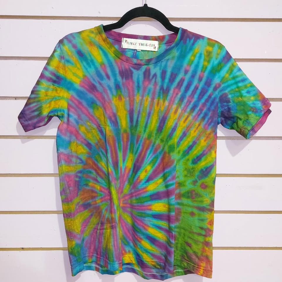 Bright Rainbow Blend Tie Dye Tee