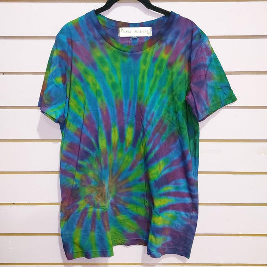 Green/Purple Blend Tie Dye Tee