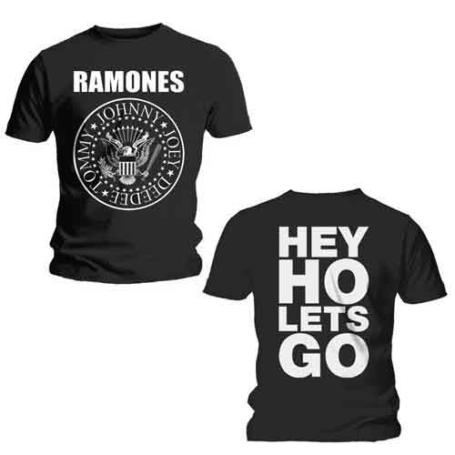 RAMONES HEY HO (FRONT & BACK)