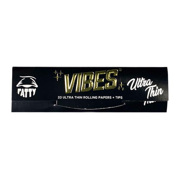 VIBES ULTRA THIN FATTY papers w/ tips