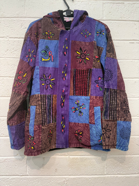 Patchwork Zip-Up Sun Jacket  FX659