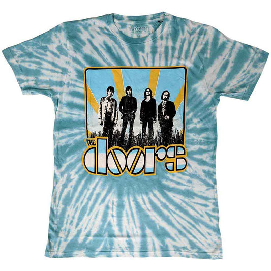 THE DOORS UNISEX T-SHIRT: WAITING FOR THE SUN DIP DYE