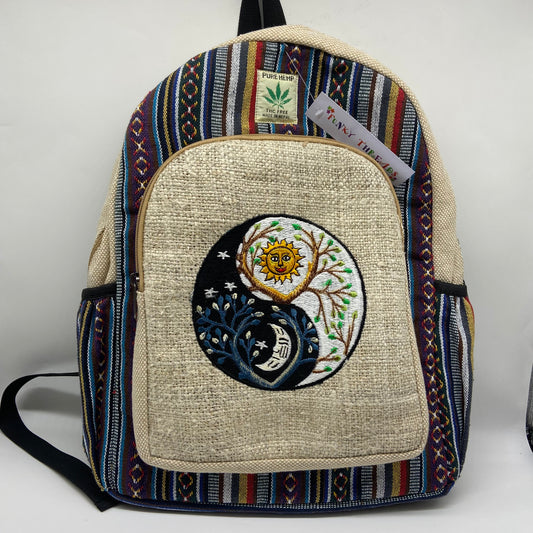 Large Yin Yang DaynNight Backpack