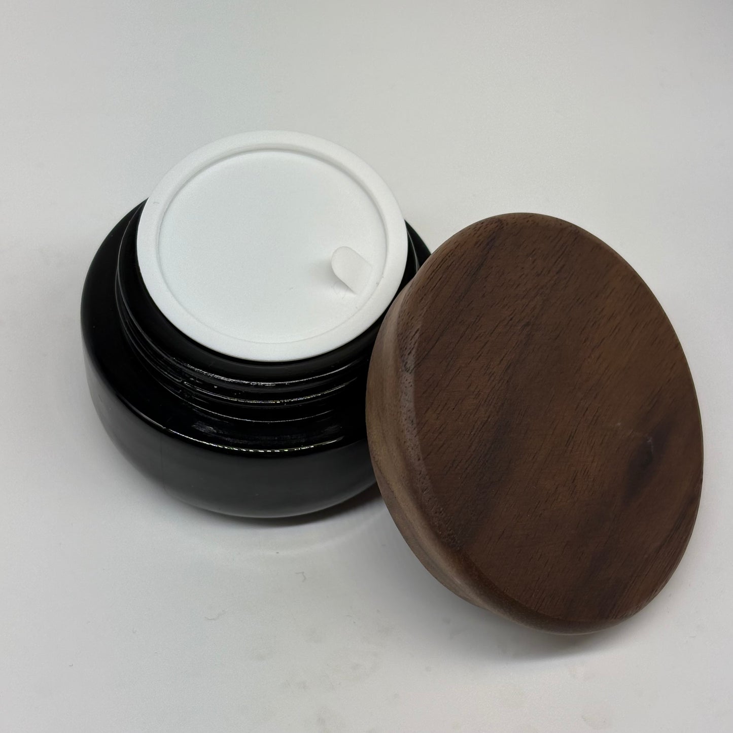 BLACK LEAF 4-Part Herb Grinder & Jar