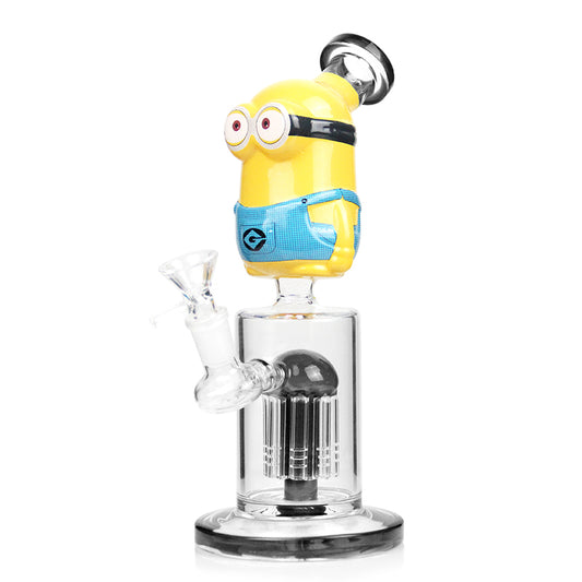 Minion 8-Arm Perc Glass Bong