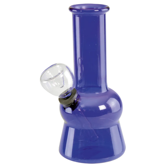 Mini Blue Transparent Glass Water Pipe