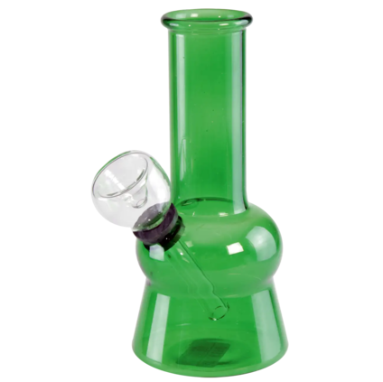 Mini Green Transparent Glass Water Pipe