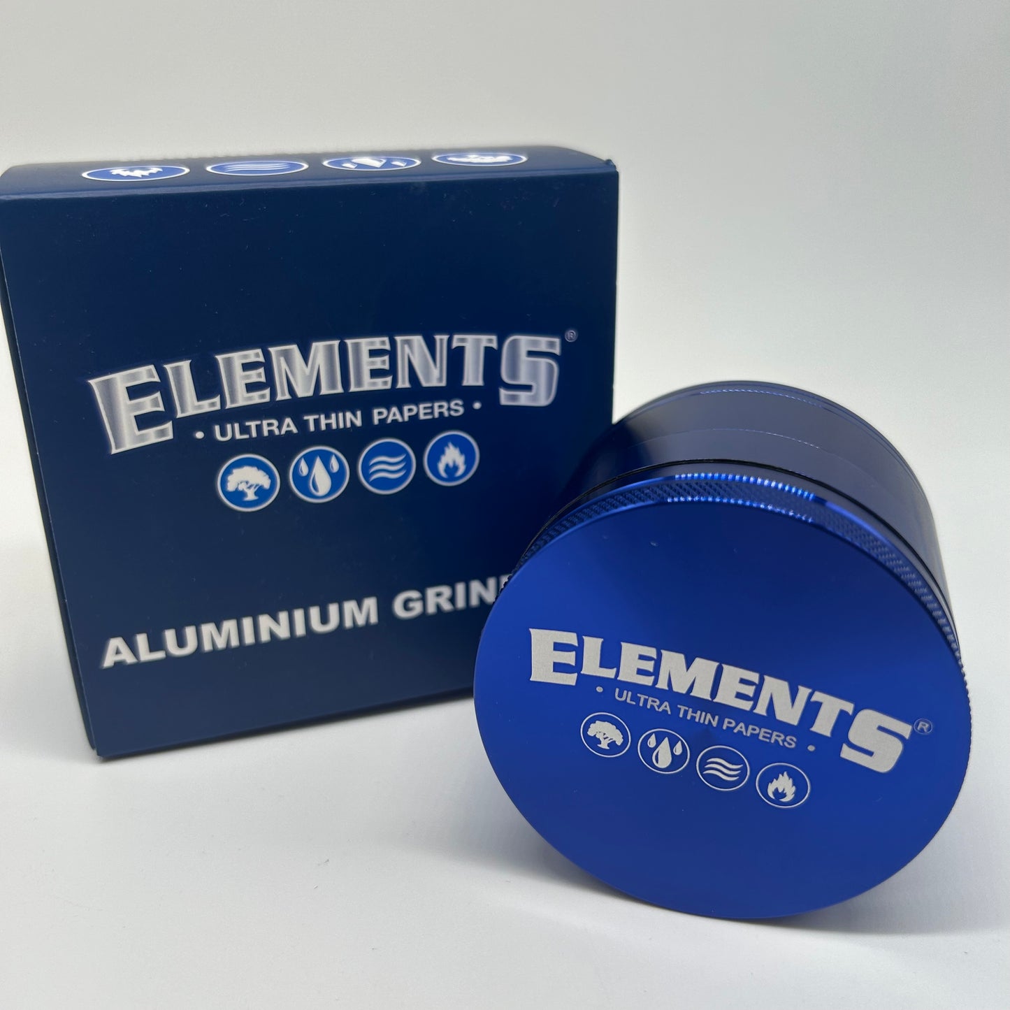 ELEMENTS Large Blue 4-part Herb Grinder