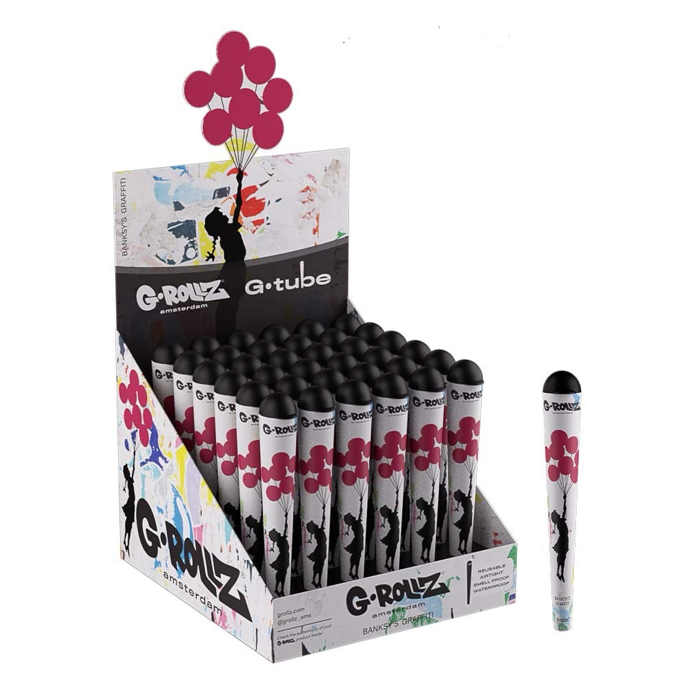 G-Rollz Banksy 'Floating Girl' Smellproof Tube