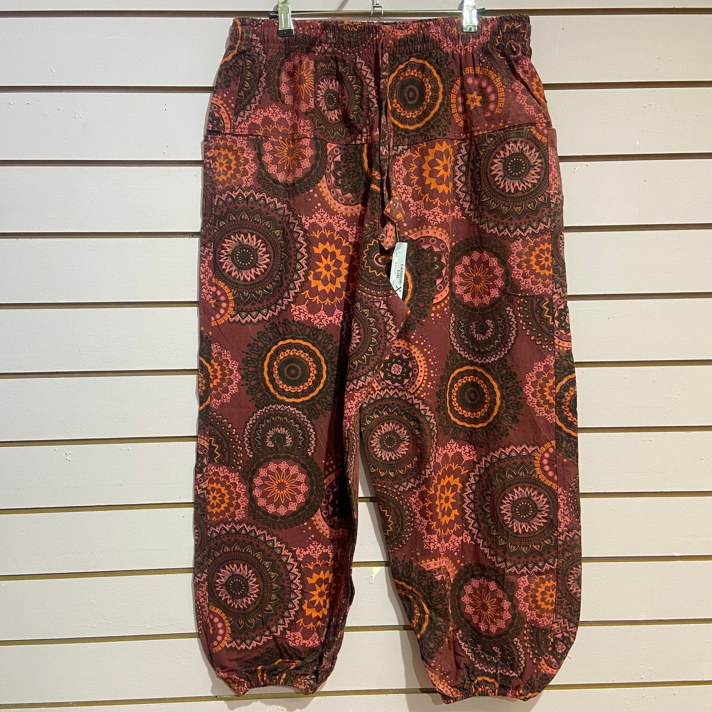 Cuffed Mandala Trousers