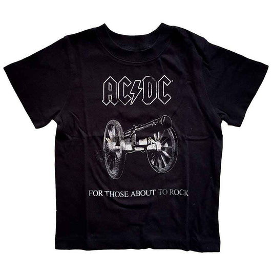 Camiseta infantil ACDC "Para aqueles que estão prestes a arrasar"