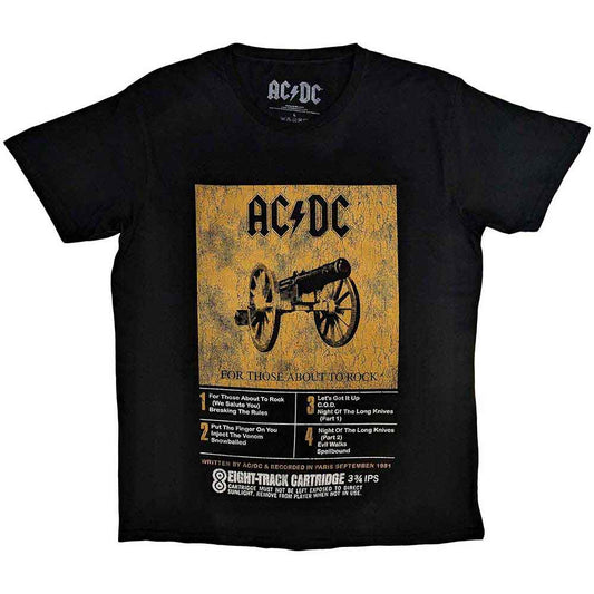 Camiseta ACDC "8 faixas"