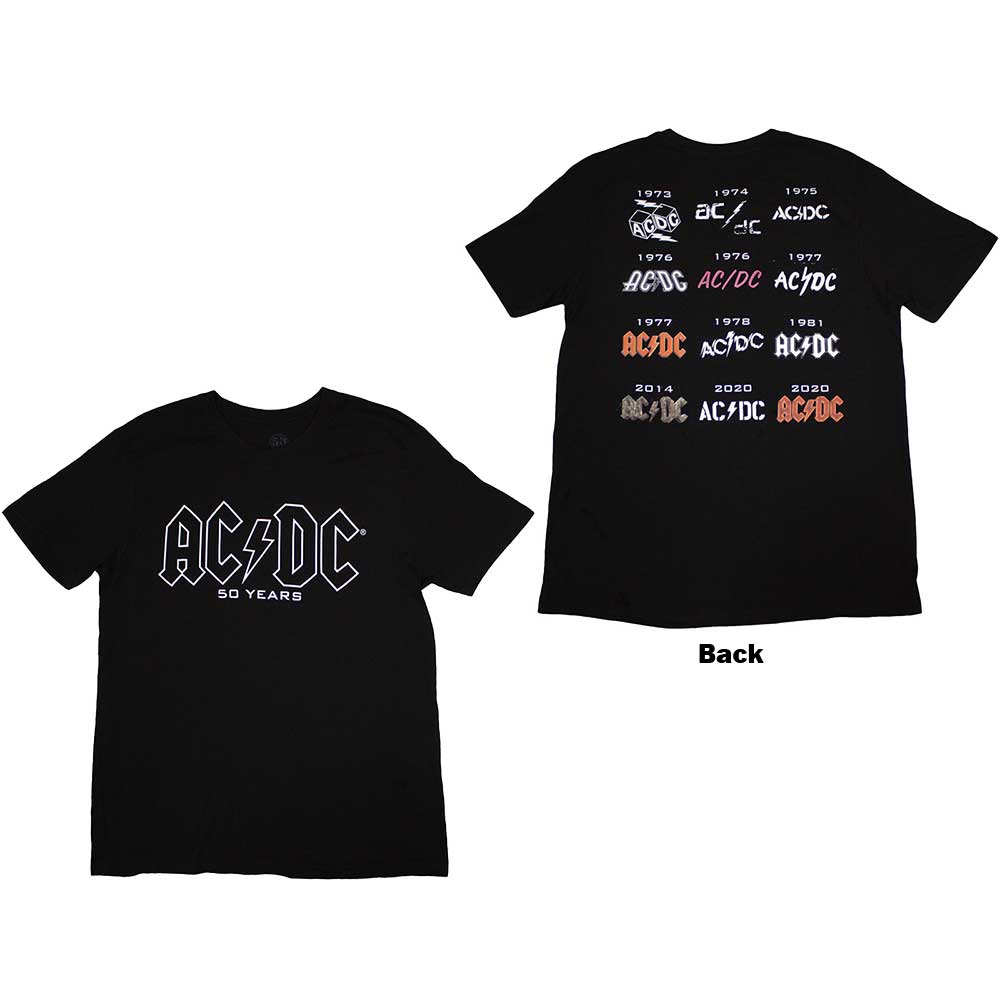 AC/DC LOGO HISTORY Tee