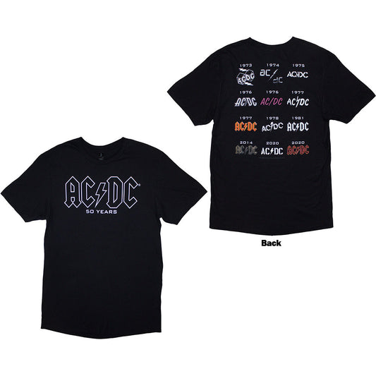 ACDC Logo History Tee
