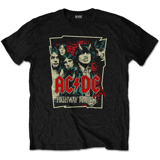 AC/DC T-SHIRT HIGHWAY TO HELL SKETCH