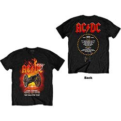 ACDC Flamin Cannon 40th Anniversary Tee